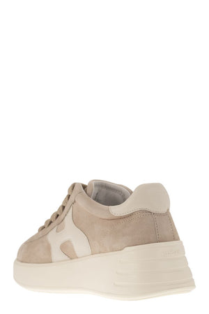 HOGAN Beige Reinterpreted Leather Sneakers for Women