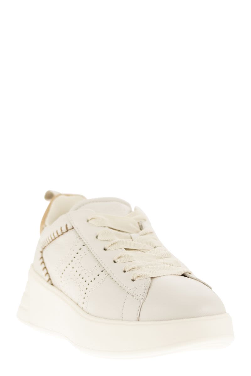 HOGAN Women's White/Beige Sneaker for SS24