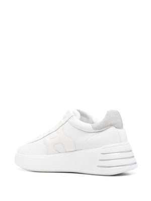 HOGAN Stylish White Platform Sneakers for Women