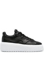 HOGAN Chic Black and White Quilted Sneakers for Women