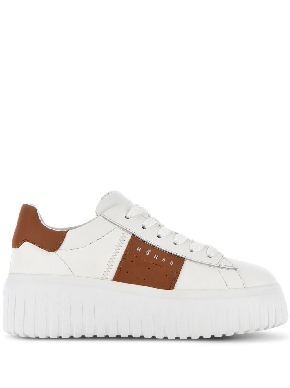 HOGAN Classic Striped Leather Sneakers