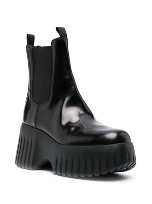 HOGAN Stylish H-Stripe Chelsea Boot for Women