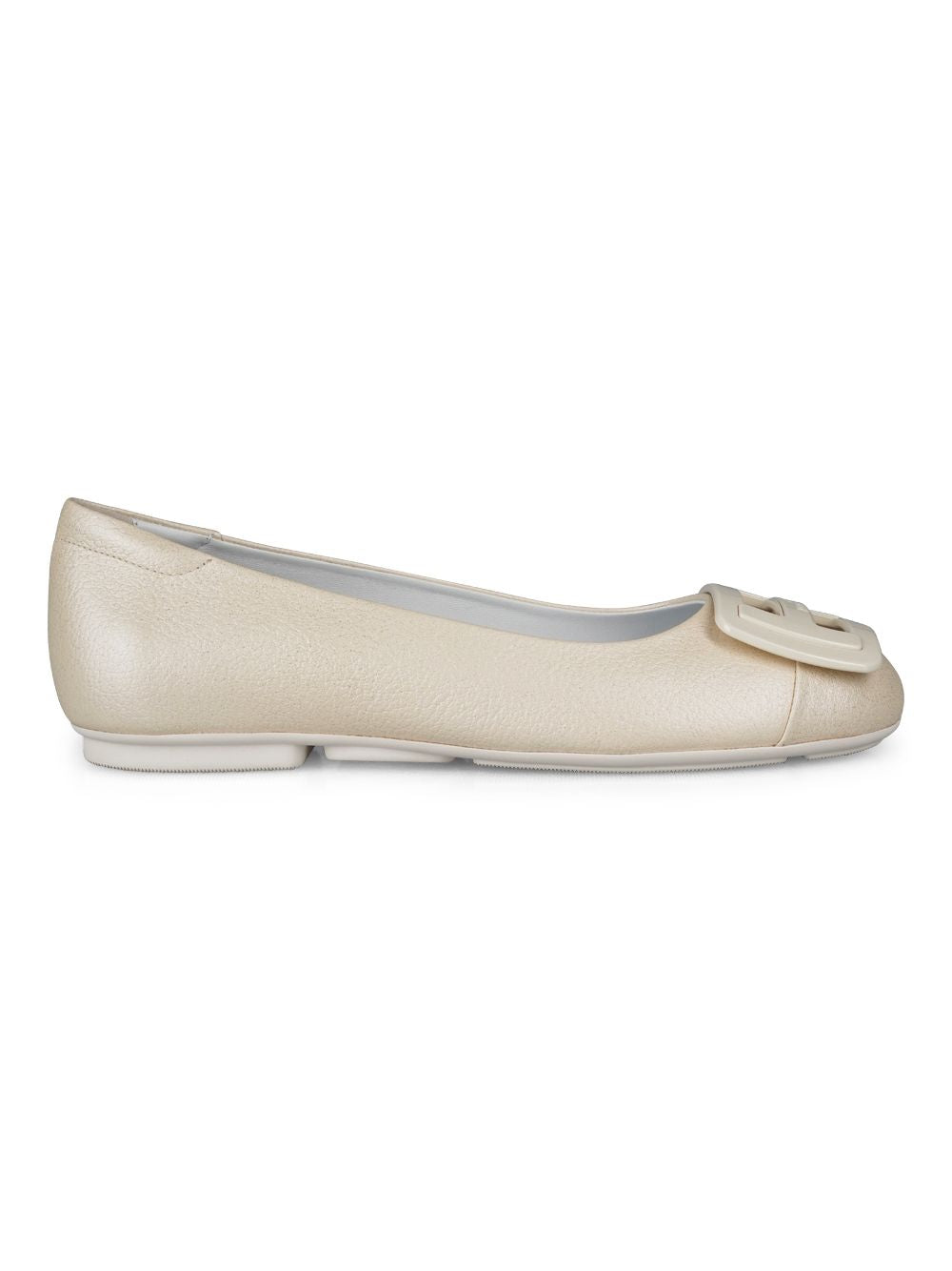 HOGAN White Marble Ballerina Flats for Women - SS24 Collection