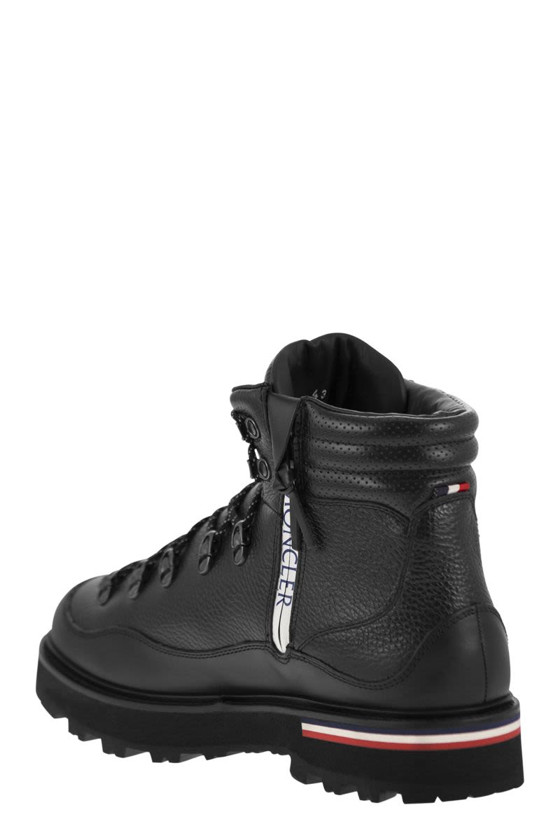MONCLER Tassel Leather Trekking Boots - Durable and Water-Resistant for Men - Fall/Winter 2023