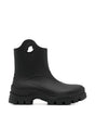 MONCLER Misty Logo Round Toe Rain Boots for Women