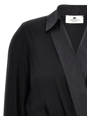 ELISABETTA FRANCHI Chic Mini Suit with Shirt and Skirt