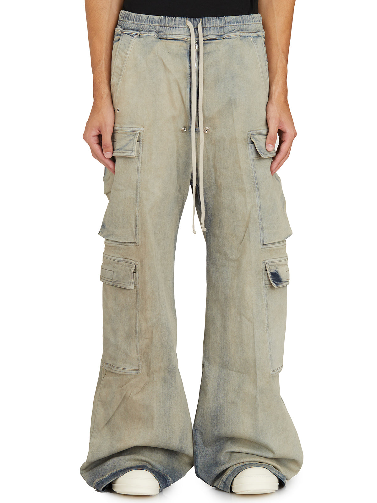 DRKSHDW Men's Jumbo Double Cargo Denim Pants - Size M