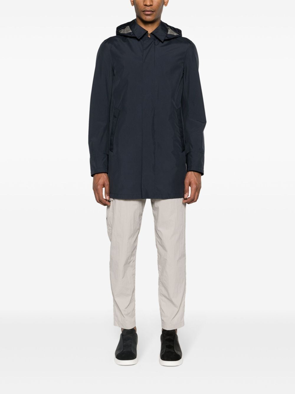 HERNO Blue Navy Lightweight Men's Jacket for SS24