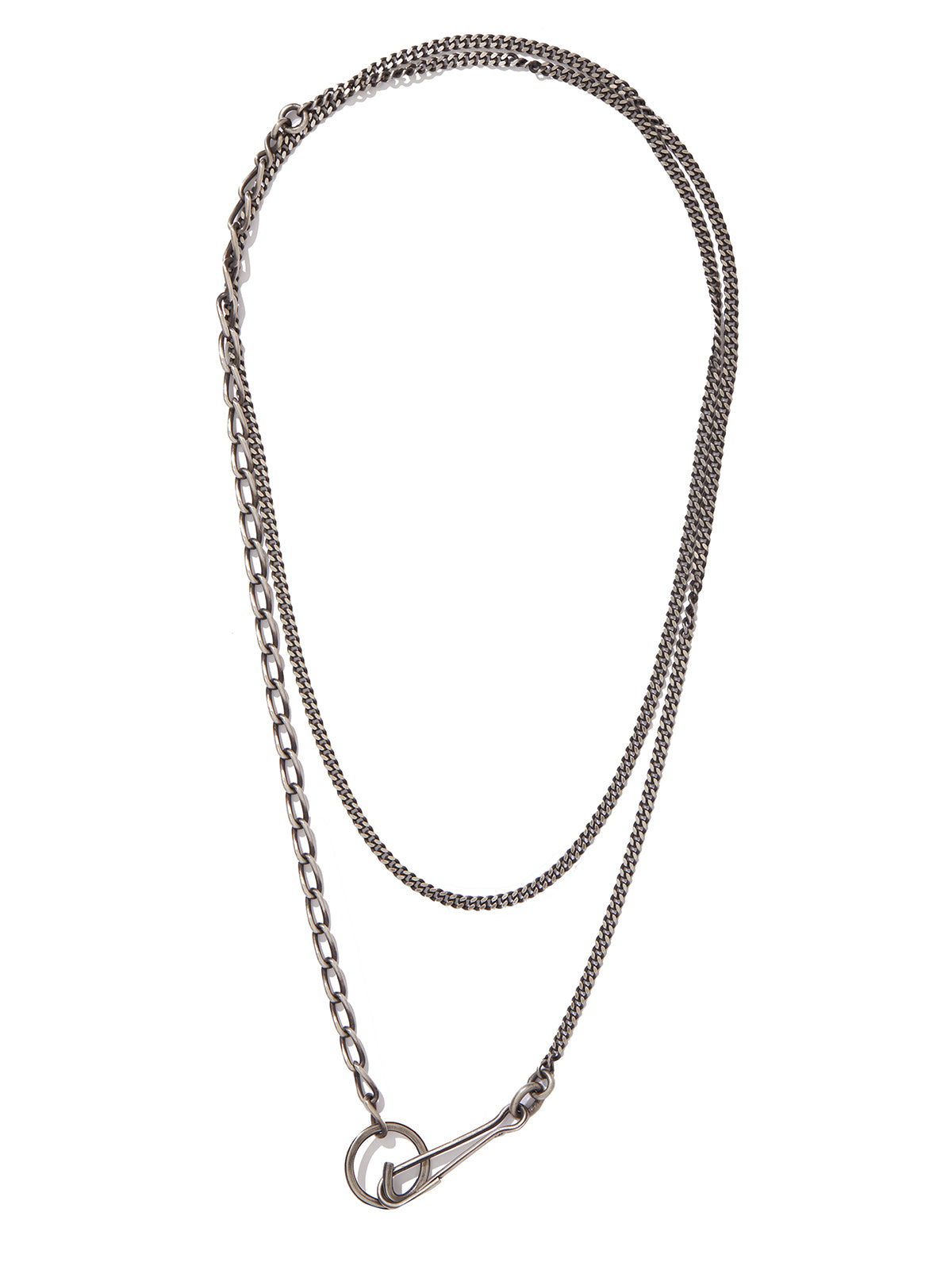 WERKSTATT:MUNCHEN Silver Body Chain for Men