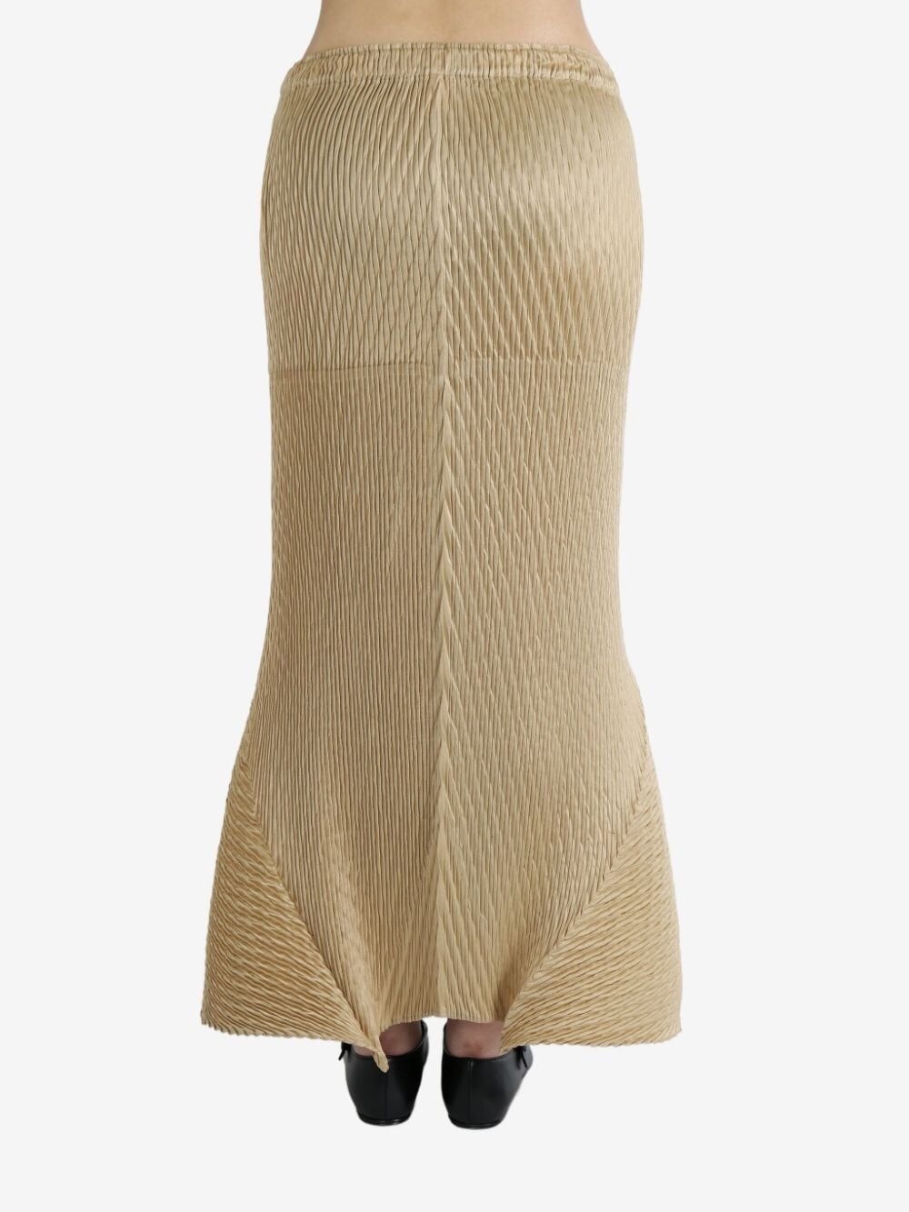 BAO BAO ISSEY MIYAKE Wrapped Suede-Like Pleats Mini Skirt