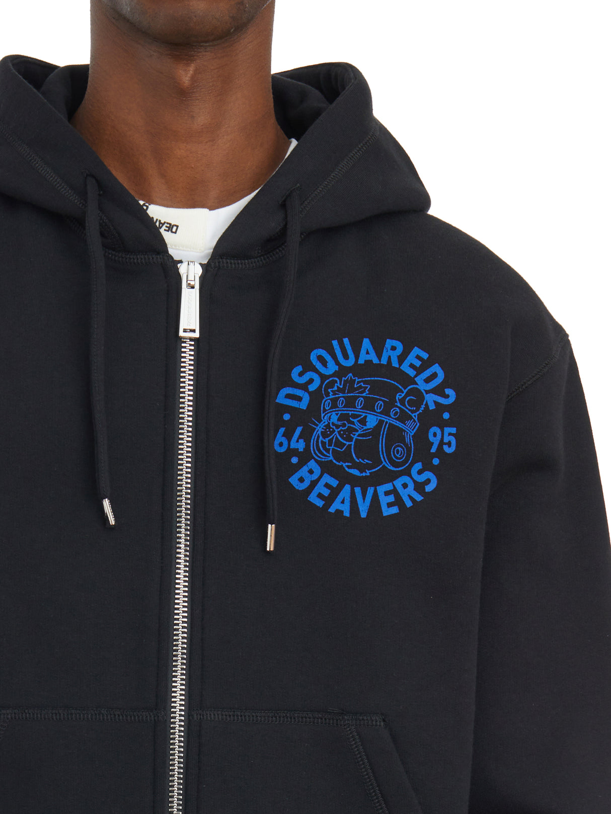 Áo khoác Hoodie DSQUARED2 có khóa kéo