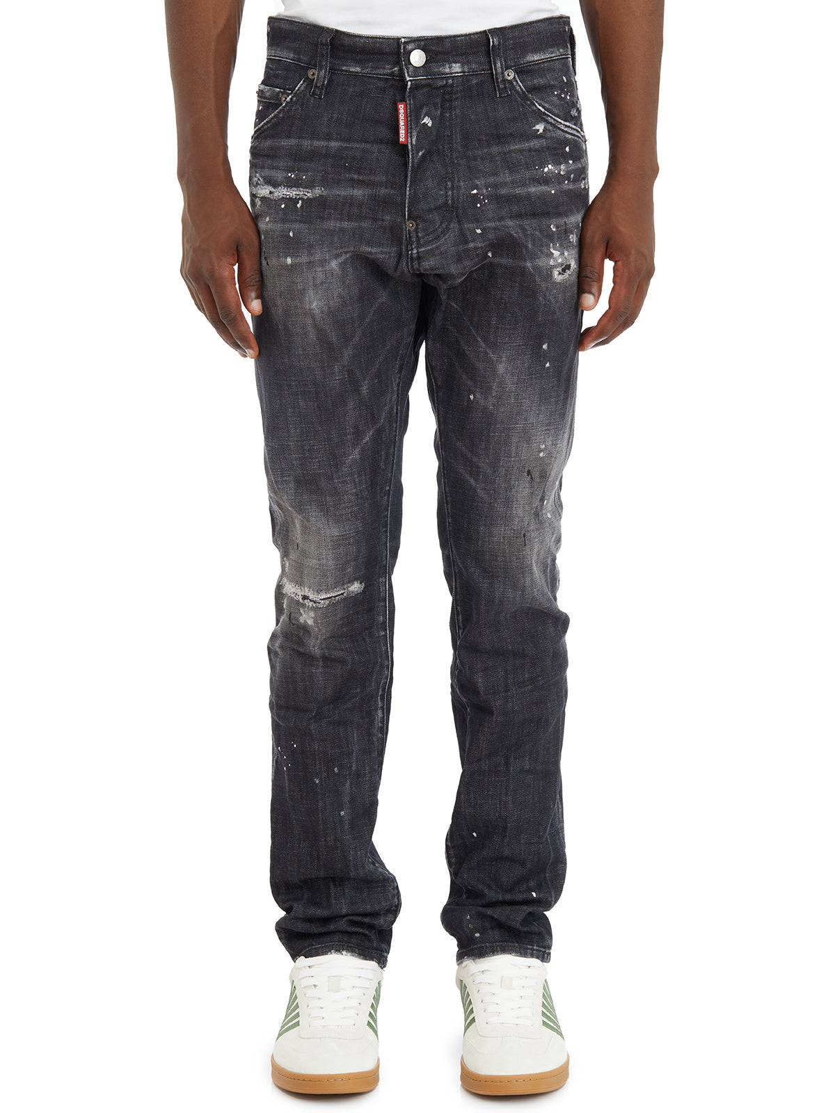 DSQUARED2 Modern Skater Stretch Jeans in Grey