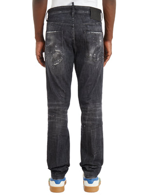 DSQUARED2 Modern Skater Stretch Jeans in Grey