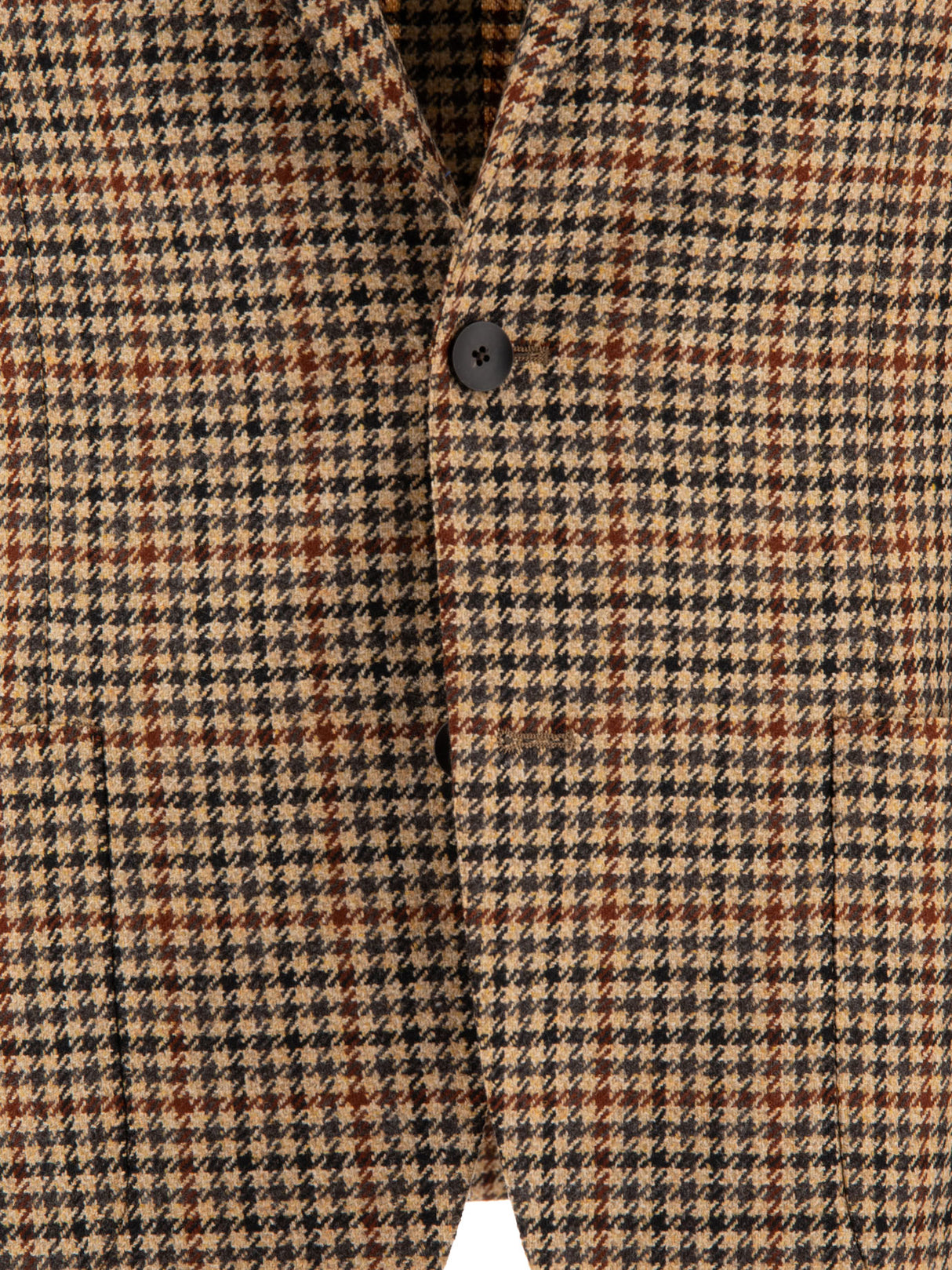 LARDINI Elegant Houndstooth Wool-Cashmere Blazer