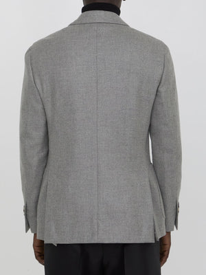 LARDINI Men's Regular Fit Cashmere Jacket