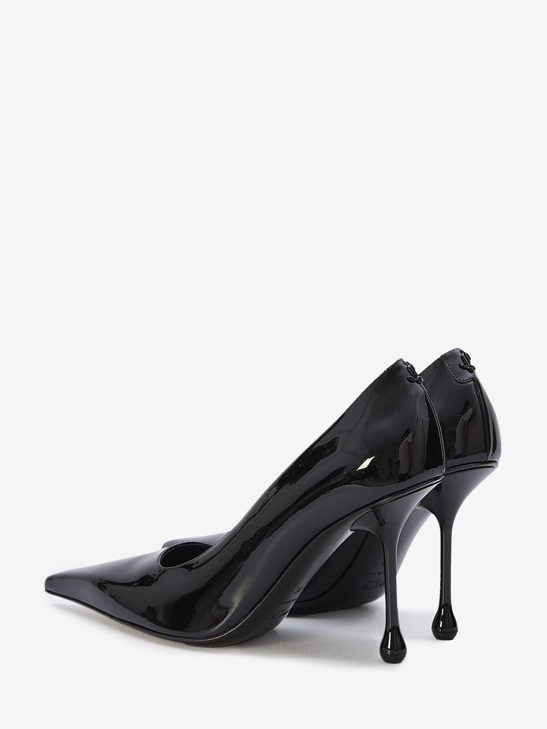 JIMMY CHOO Elegant Black Patent Leather Pumps with Pointed Design and 9.5cm Heel for Women (SS24)