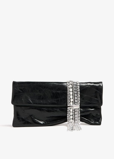 JIMMY CHOO Soft Leather Mini Clutch for Women