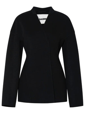 JIL SANDER Classic Black Women's Jacket for FW23 Season