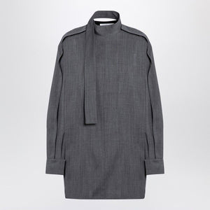 JIL SANDER Wool Shirt with Scarf - Women's Fashion Essential