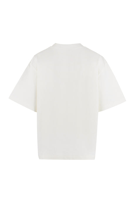 JIL SANDER Classic White Cotton Tee