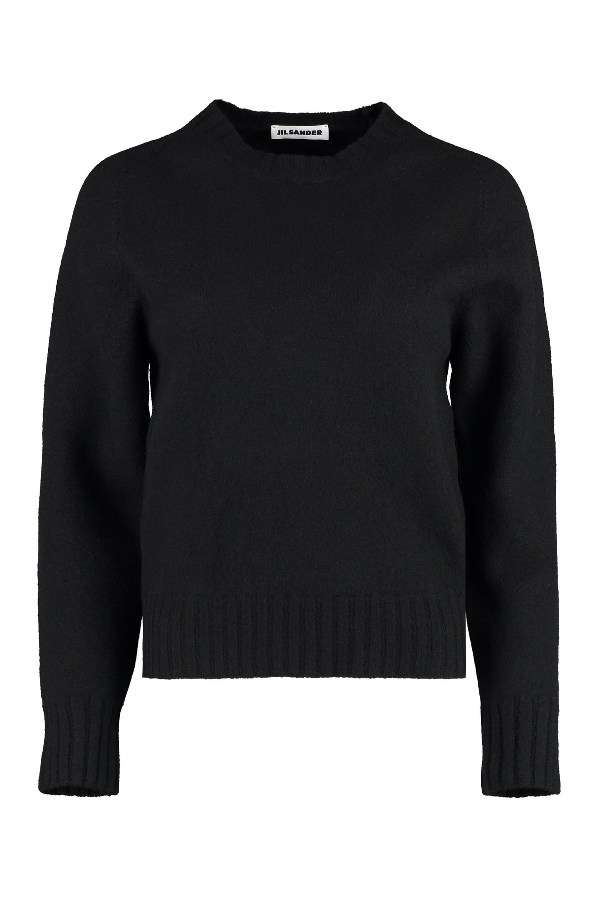 JIL SANDER Classic Black Wool Sweater for Women - FW23 Collection