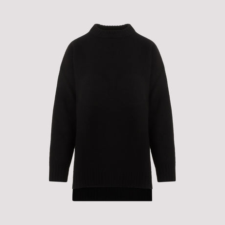 JIL SANDER Stylish Black Wool Pullover for Women - FW24