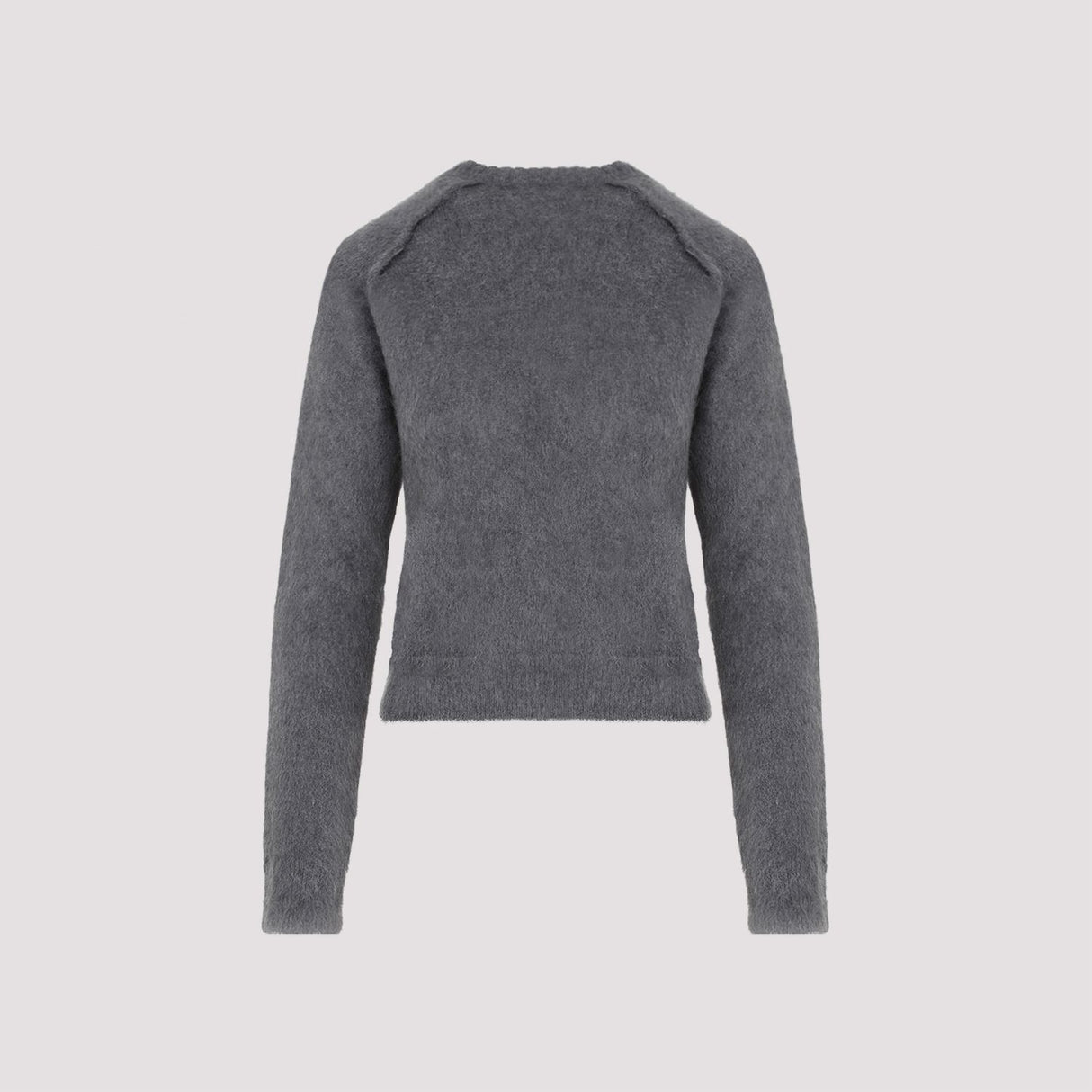 JIL SANDER Elegant Gray Wool-Mohair Blend Pullover