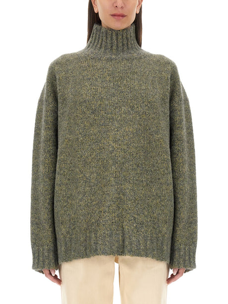 JIL SANDER Oversized Turtleneck Sweater - Women’s