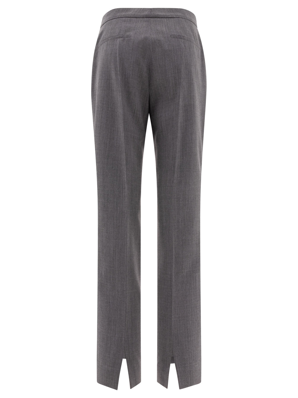 JIL SANDER Tailored Trousers with Centre-Back Slit - Regular Fit, Mid Rise