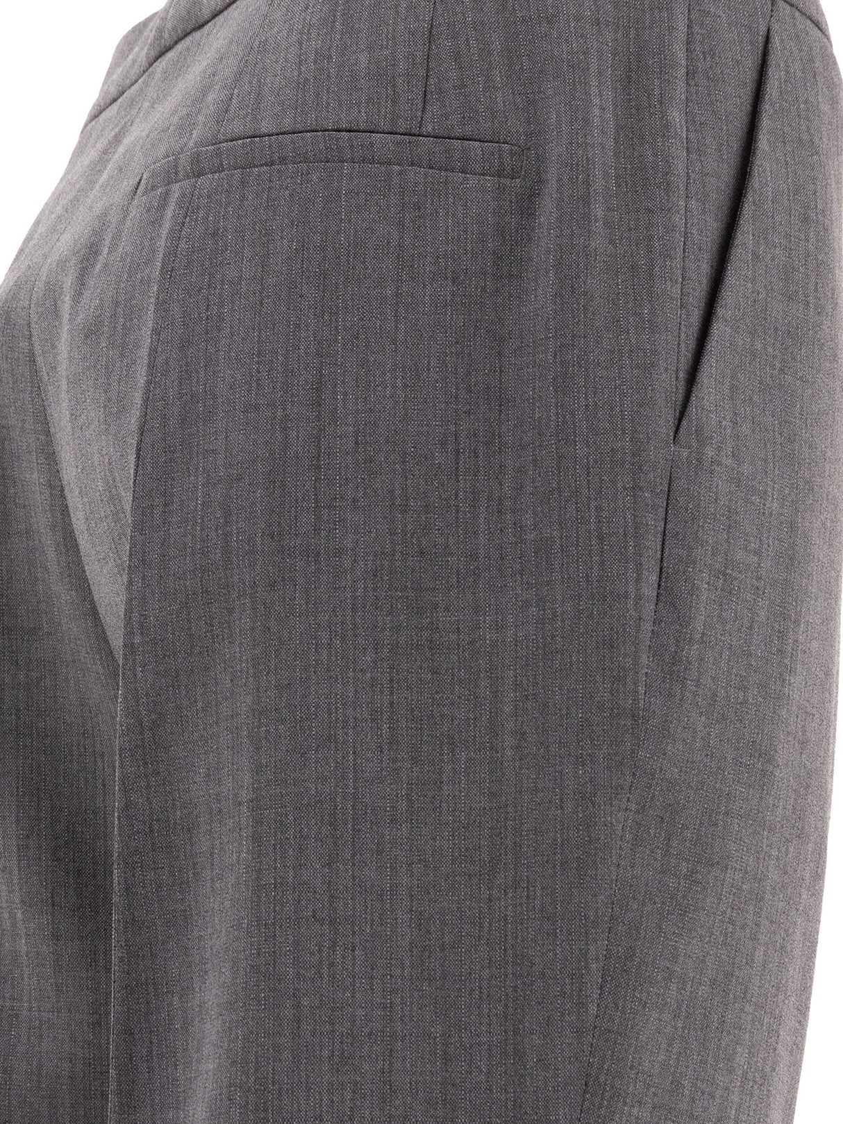 JIL SANDER Tailored Trousers with Centre-Back Slit - Regular Fit, Mid Rise