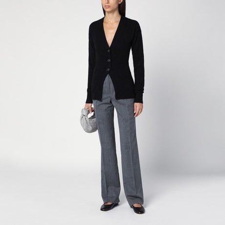 JIL SANDER High-Waisted Wool Trousers for Women