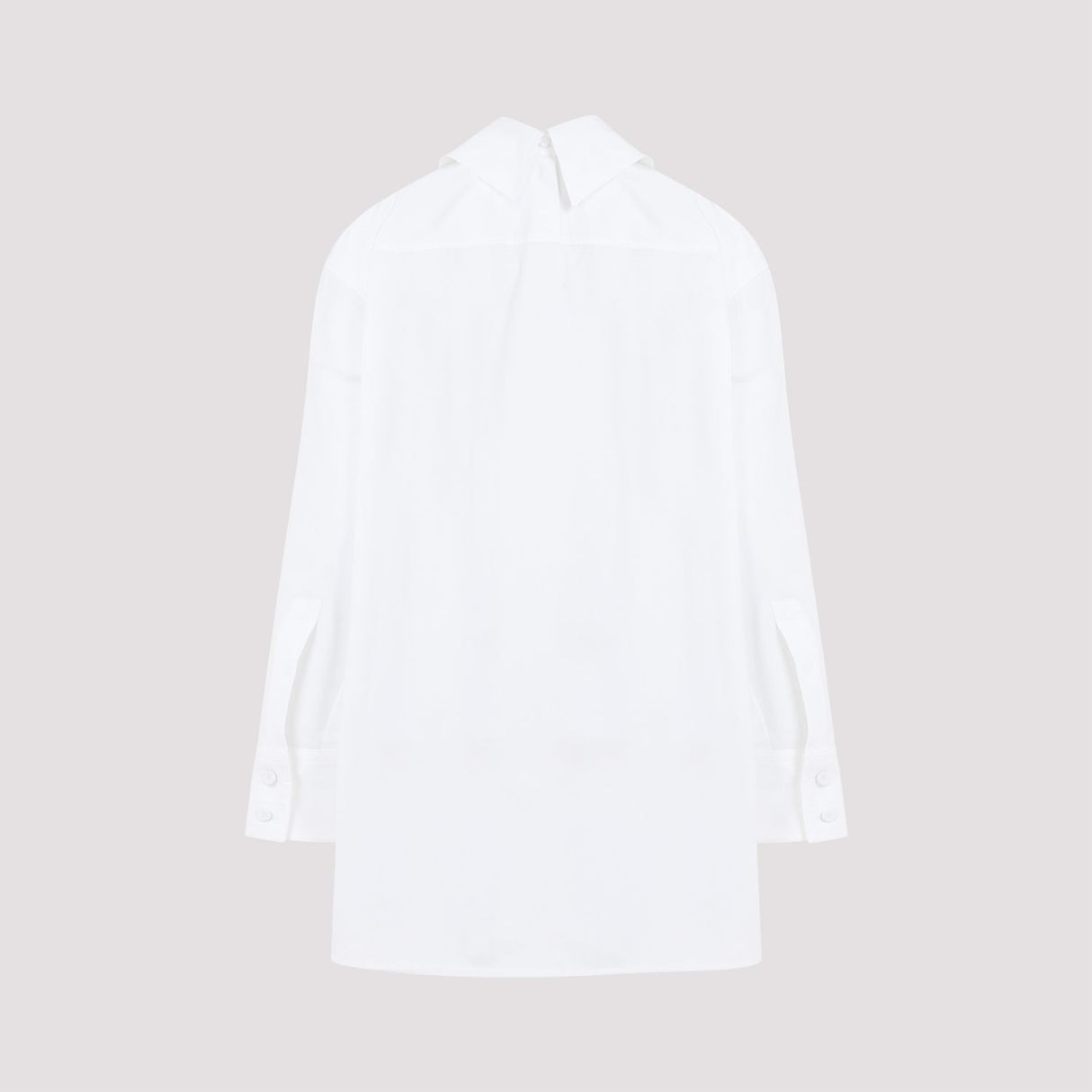 JIL SANDER Oversized White Shirt with Wide Pointed Collar for Women - SS24 Collection