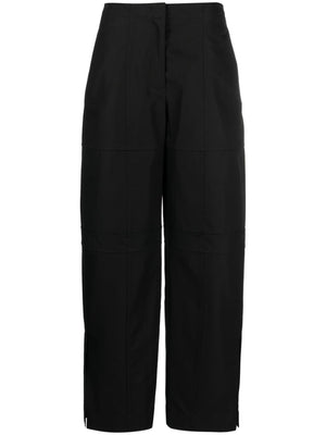 JIL SANDER Black Cargo Pants for Women - SS23 Collection
