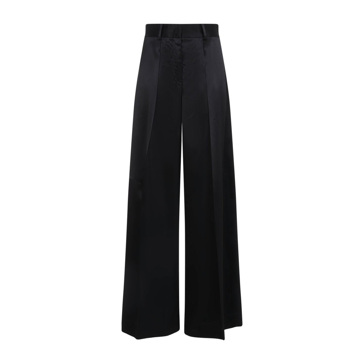 JIL SANDER Elegant Women's High-Waisted Viscose Pants