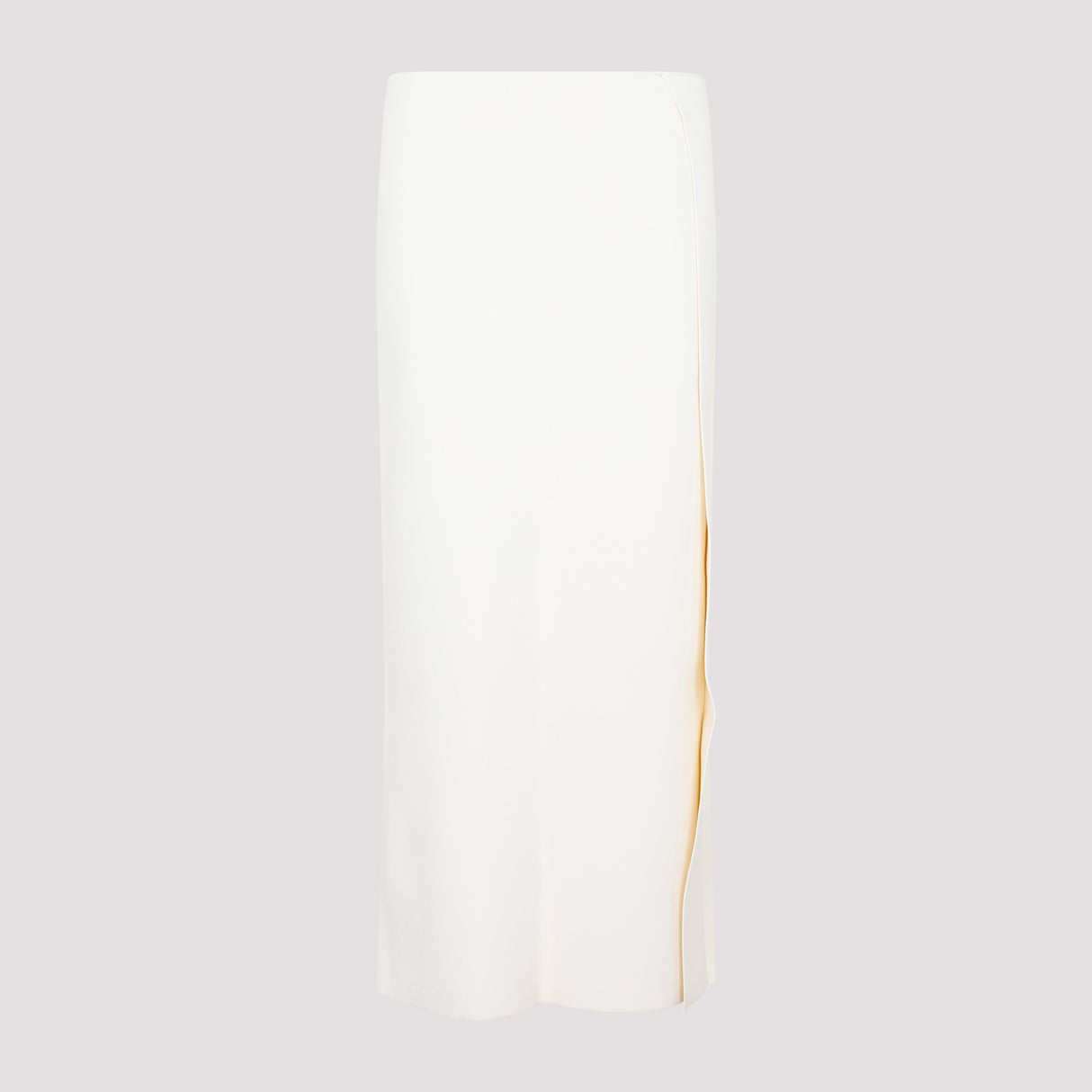 JIL SANDER Elegant Viscose Skirt in Nude & Neutrals for Women - SS23 Collection