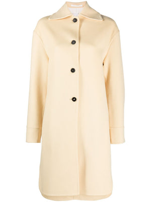 JIL SANDER Women's Vanilla Cashmere Jacket for FW23