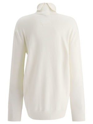 JIL SANDER Elegant Lightweight Wool Turtleneck Sweater for Women