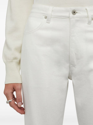 JIL SANDER High-Waisted Cropped Jeans for Women