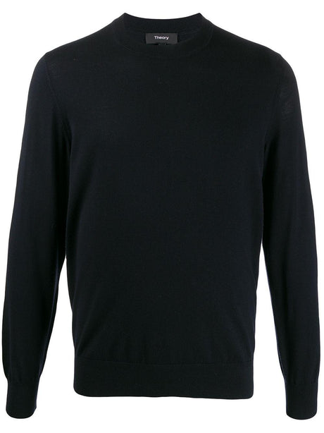 THEORY Navy Men's Crew Neck Sweatshirt for SS23