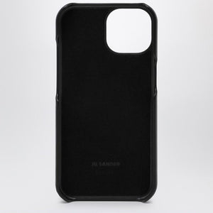 JIL SANDER Minimalist Leather iPhone 15 Pro Case with Card Pocket