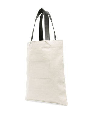 JIL SANDER Fashionable 24SS Women's Tote Bag in White and Black