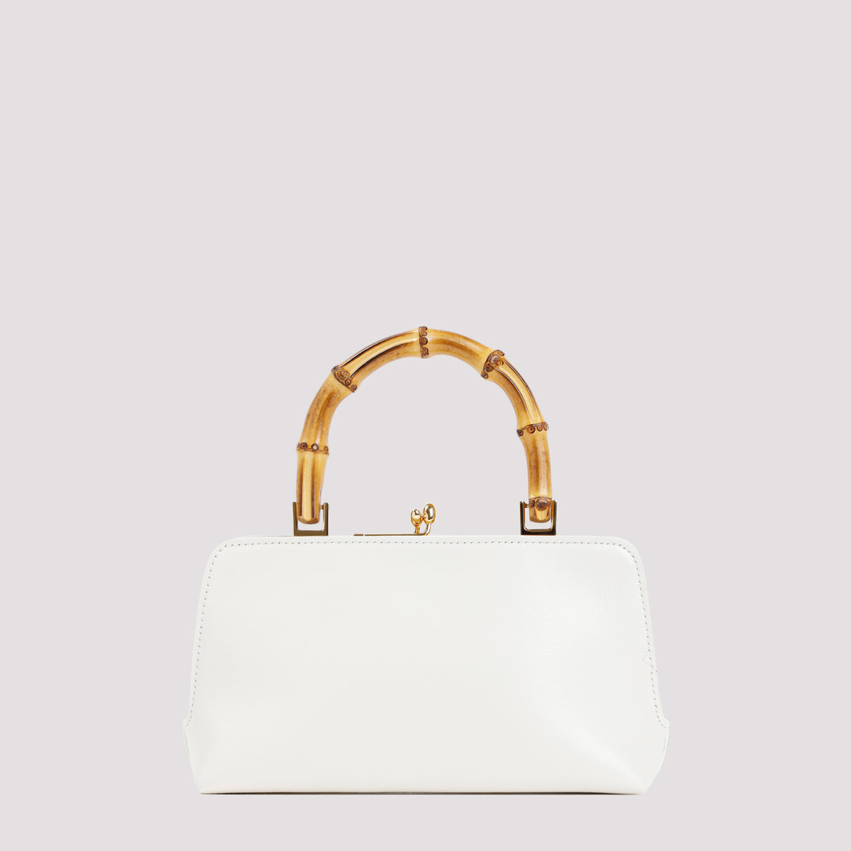 JIL SANDER Elegant Mini Handbag with Bamboo Handle