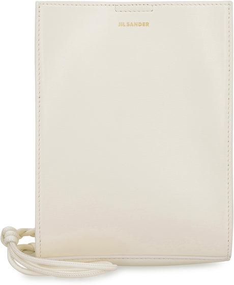 JIL SANDER Unique Knots Crossbody Bag in White Leather for Women - 2024 Edition