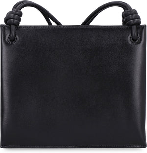 JIL SANDER Black Leather Shoulder Bag for Women - FW24