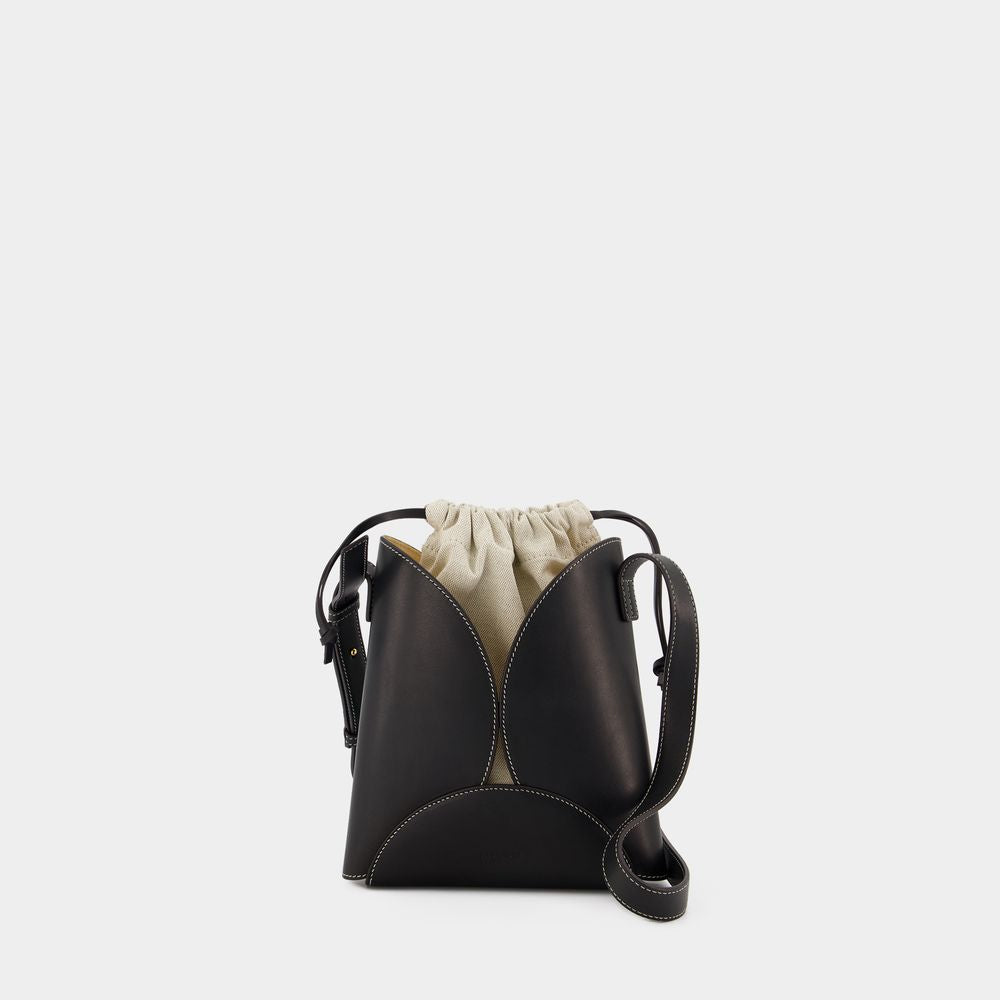 JIL SANDER Ellipse Mini Black Crossbody