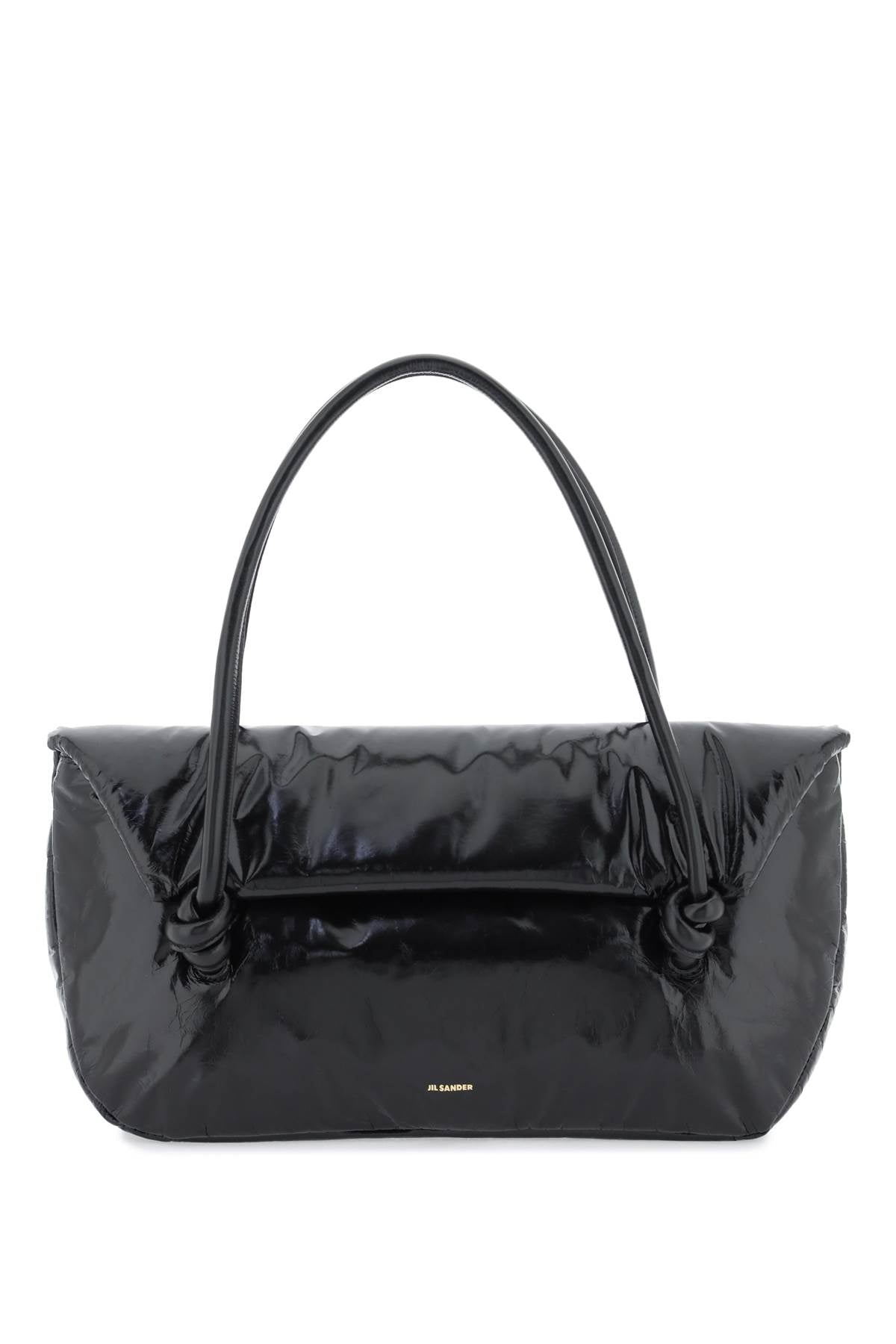 JIL SANDER Padded Leather Shoulder Handbag