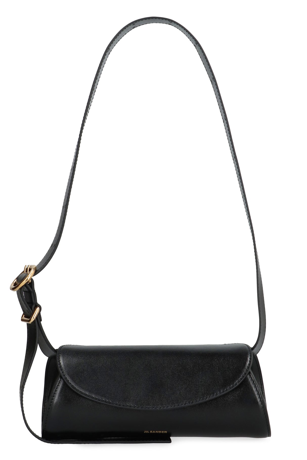 JIL SANDER Mini Black Leather Handbag