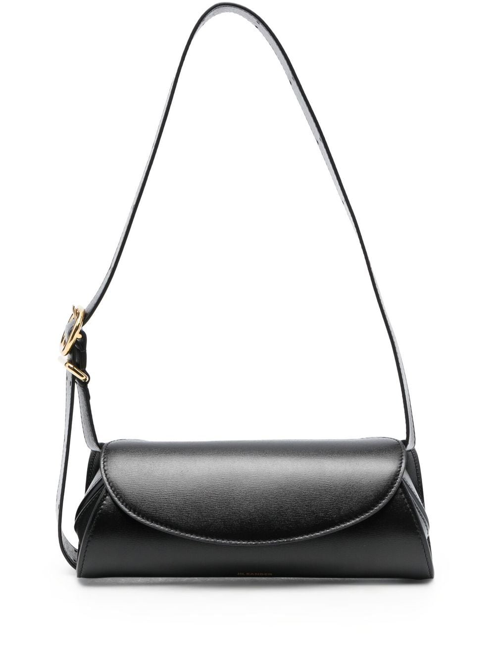 JIL SANDER Chic Mini Crossbody Handbag in Black Calf Leather