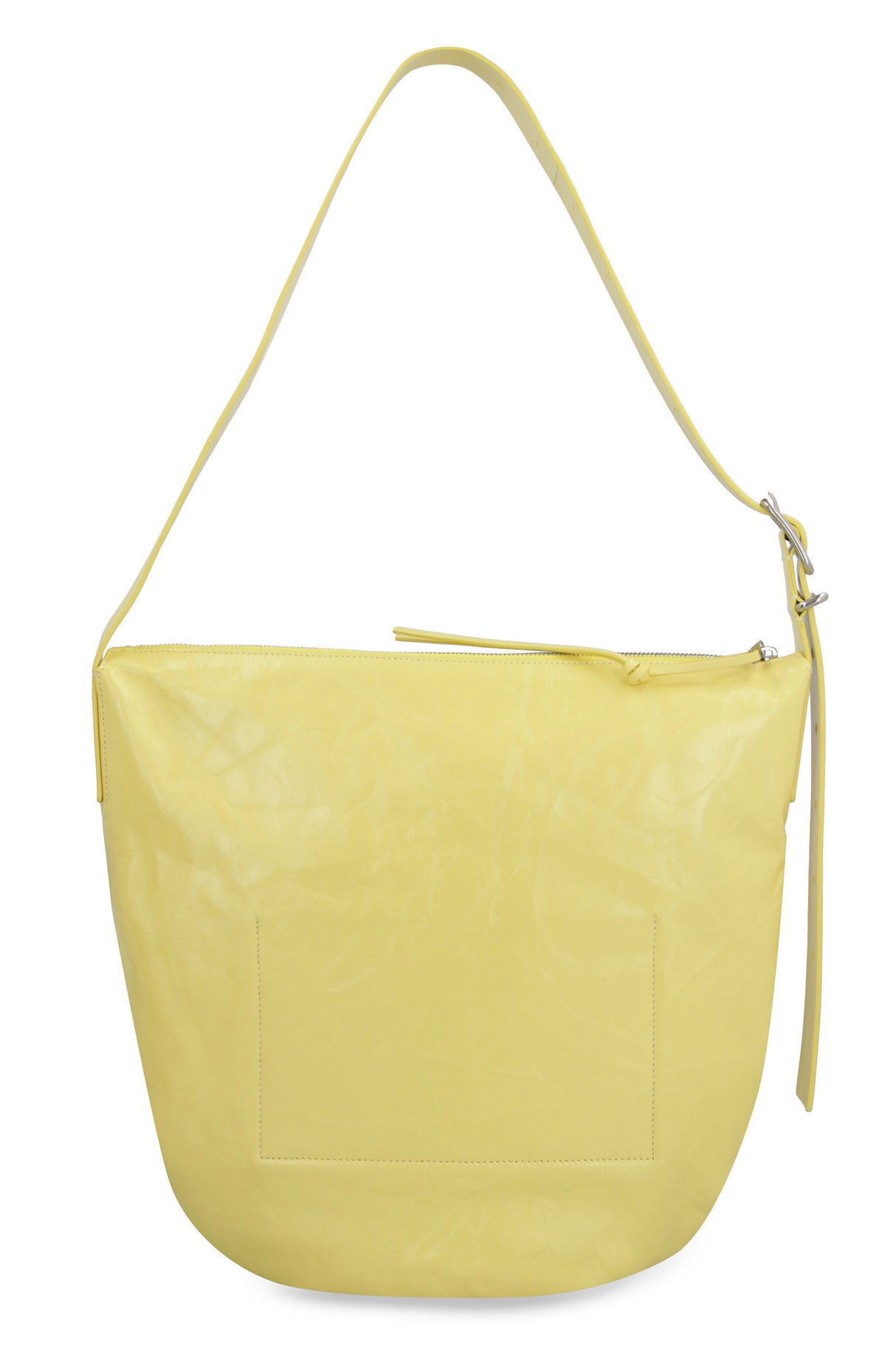 JIL SANDER Yellow Leather Crossbody Handbag - SS23 Collection