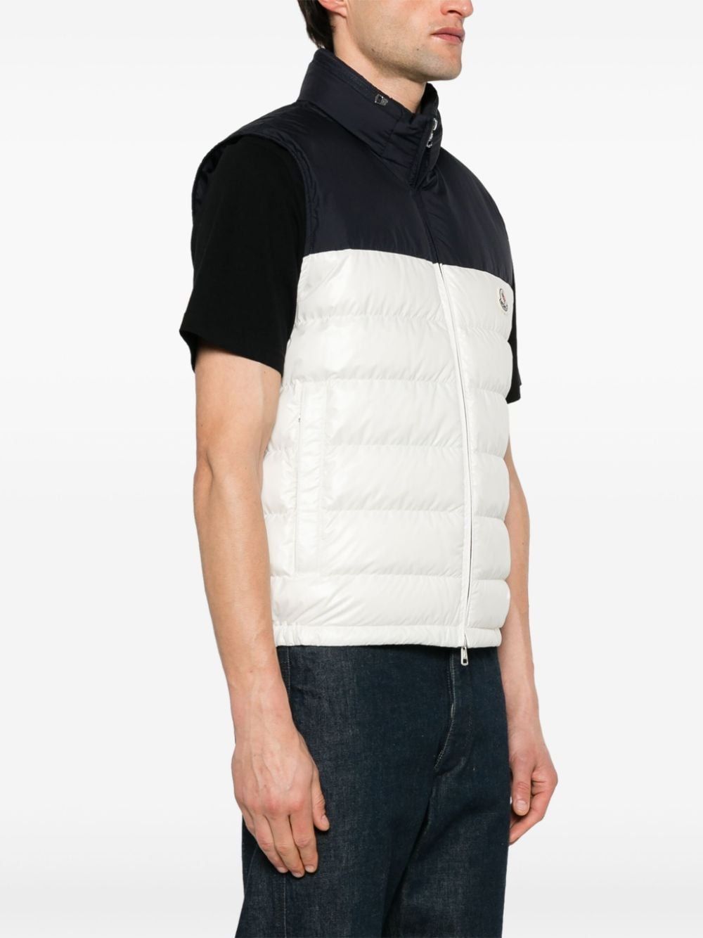 MONCLER Men's Black Vests for SS24